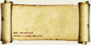 Jana Gorunović vizit kartica